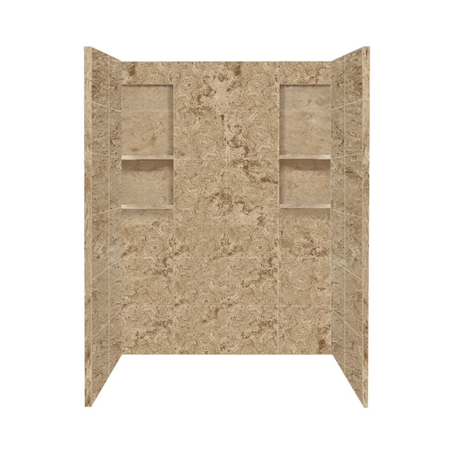 Shop Style Selections Sand Mountain Solid Surface Shower ...