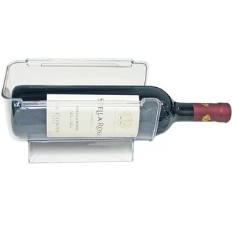 Single Wine Bottle Holder in Refrigerator Storage