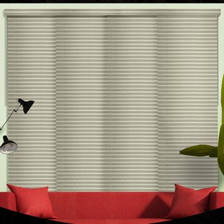 Sliding Panel Room Darkening Vertical Blind (Set of 4)