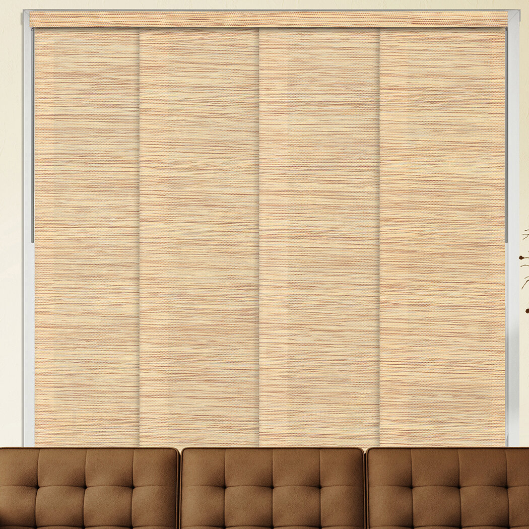 Sliding Panel Room Darkening Vertical Blind (Set of 4)