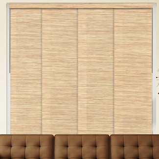 Sliding Panel Room Darkening Vertical Blind (Set of 4)