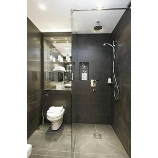 solid-surface-shower-walls-Spaces-Contemporary-with-beige ...