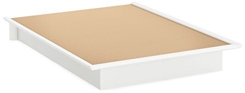 South Shore Furniture Basic Collection Full Platform Bed, Natural Maple