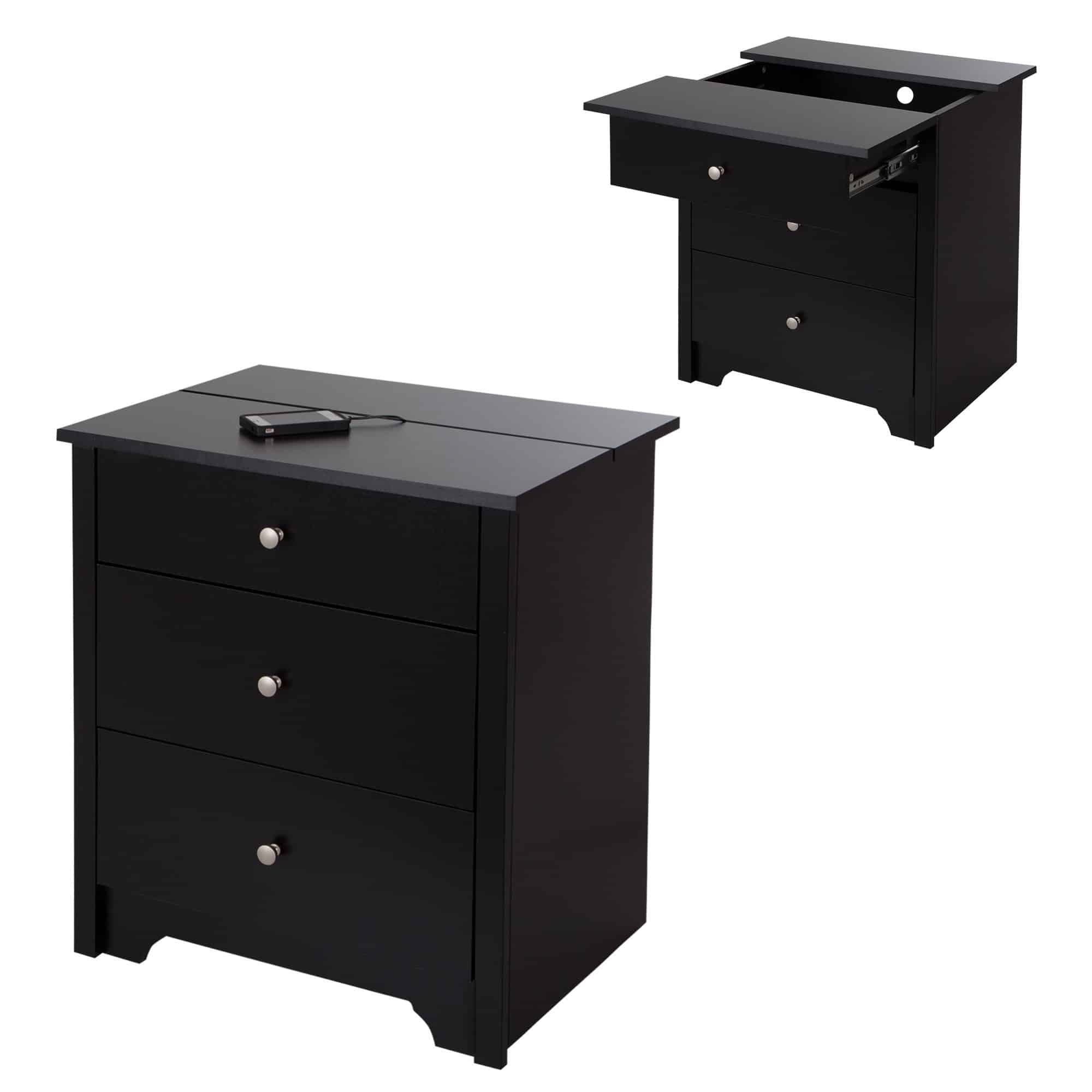50 Nightstand With Charging Station You Ll Love In 2020 Visual Hunt