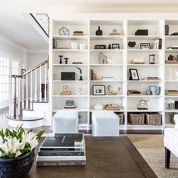 Custom floor to ceiling bookshelves discount
