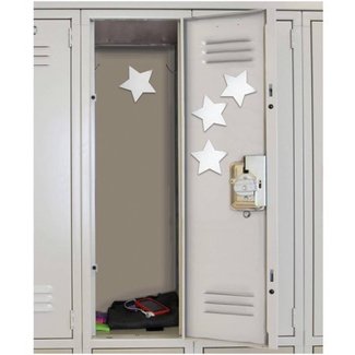 Star Peel and Stick Mirror, Small, 4 Pieces, BTS Packaging