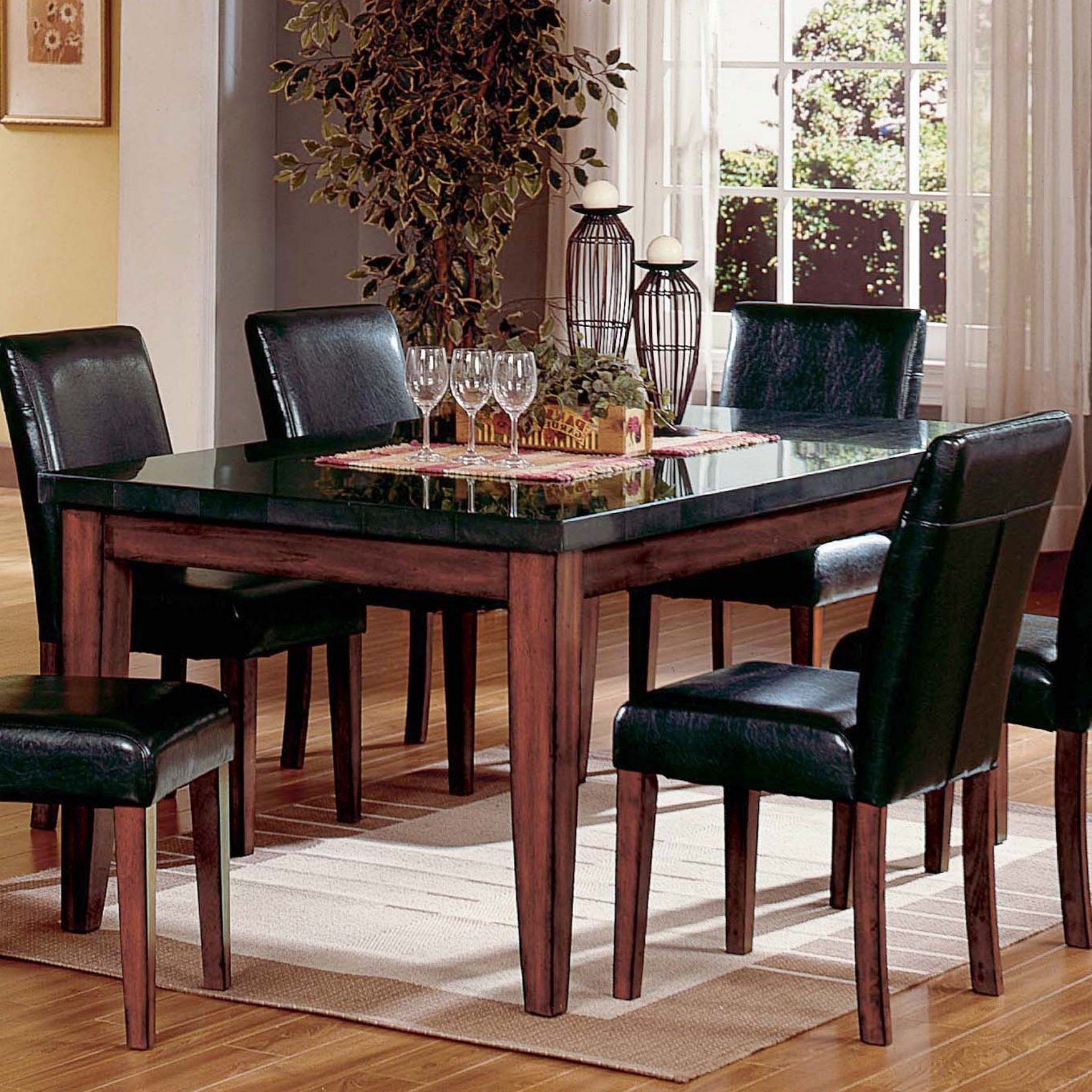 8 seater granite dining table