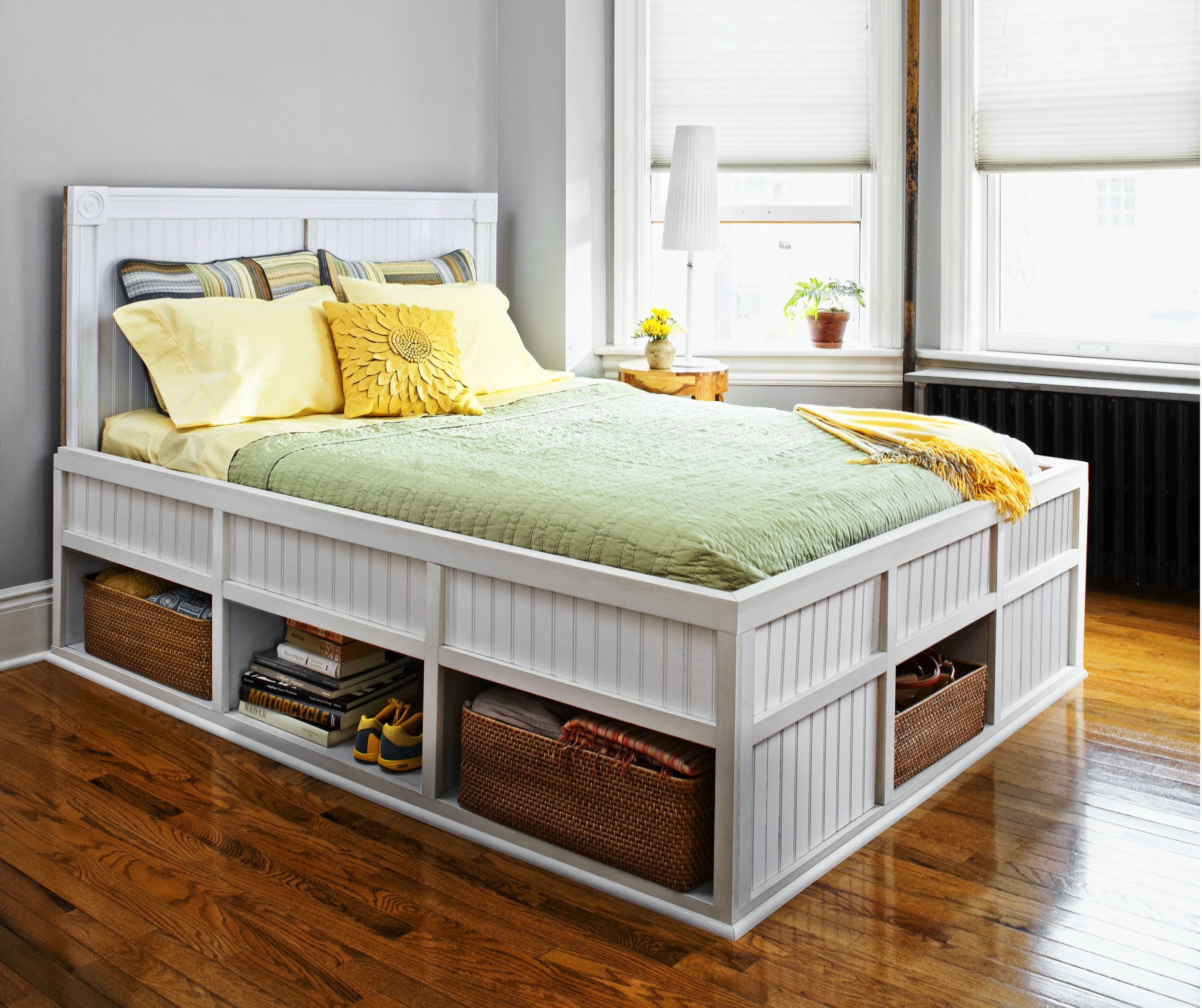 Bed With Storage Underneath Visualhunt, Full Bed Frame With Storage Underneath