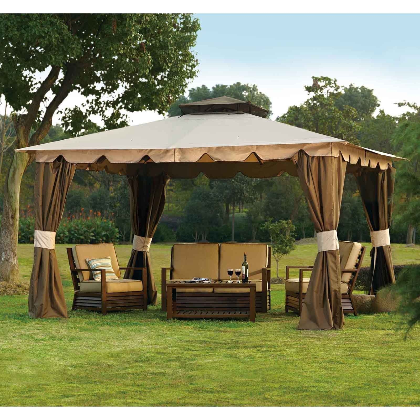 Superb Patio Canopies And Gazebos #2 Gazebo With Mosquito ...