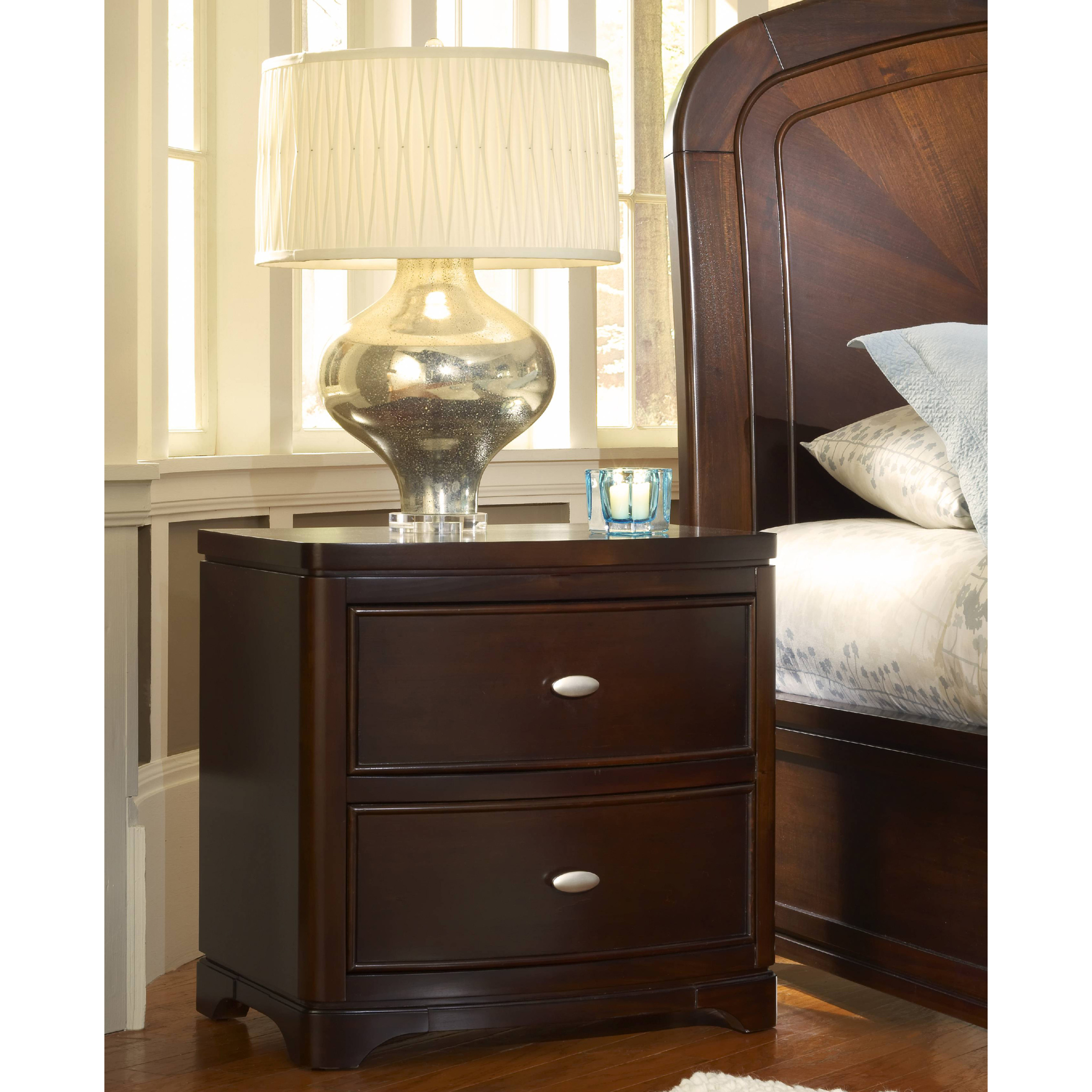Telos 2 Drawer Nightstand with Charging Station ...