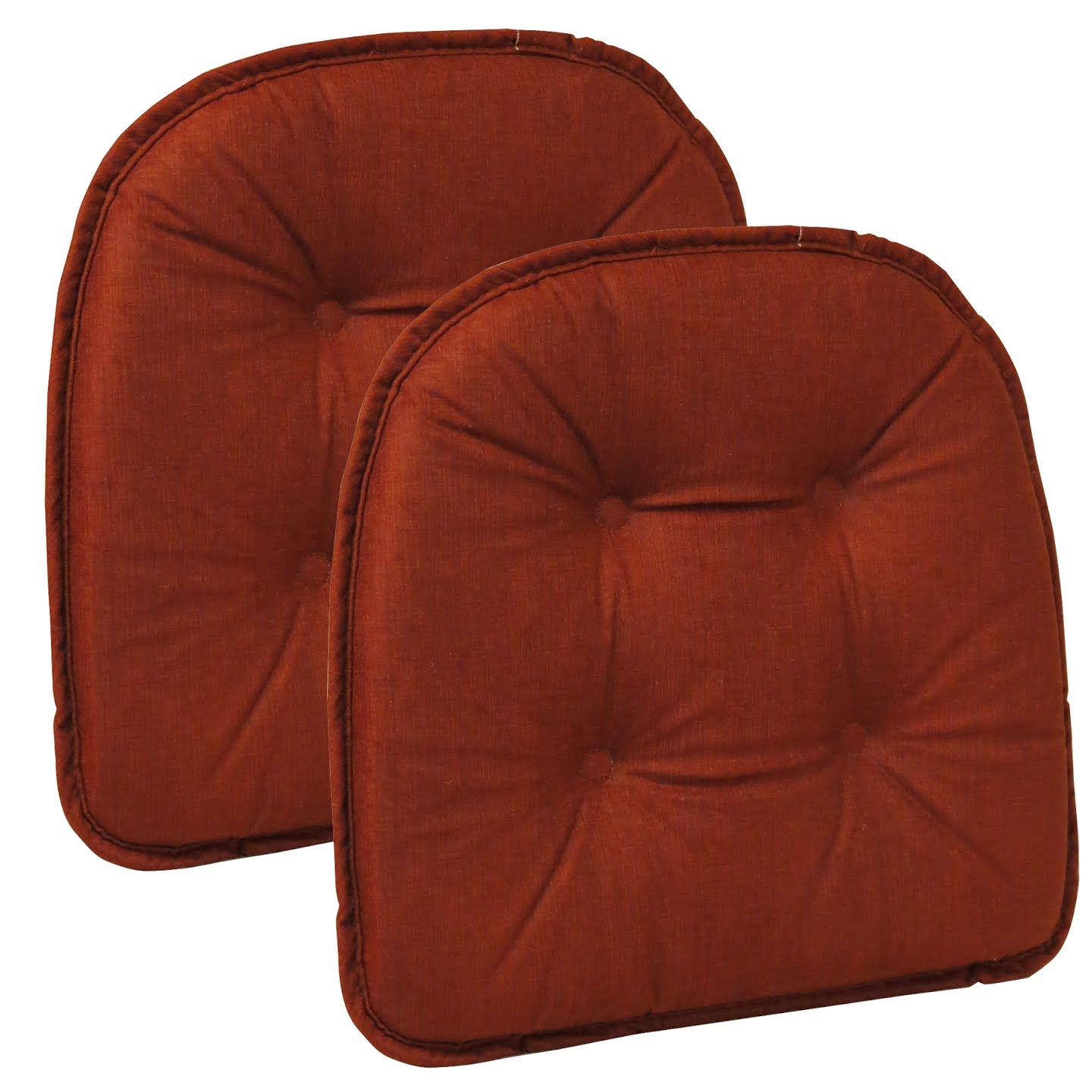 Better Homes & Gardens Faux Leather Memory Foam Chair Pad, Black, 15W x  17L , 1 Piece 