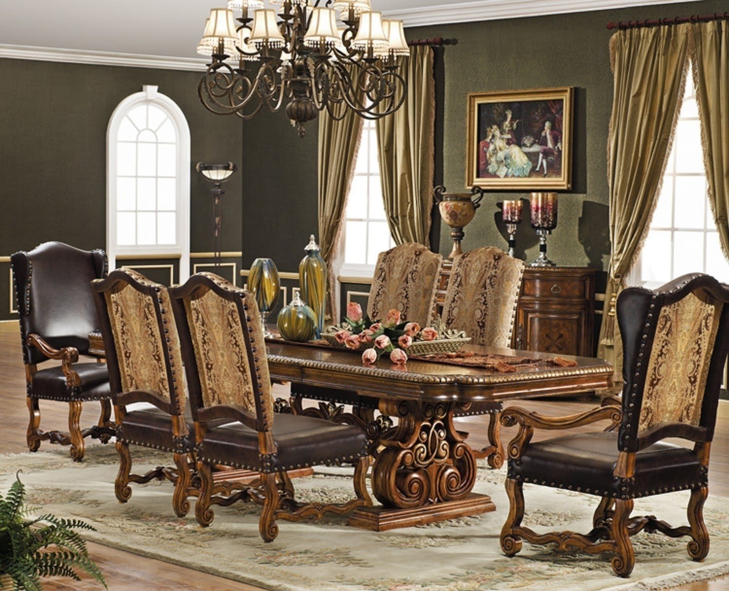 long formal dining room tables
