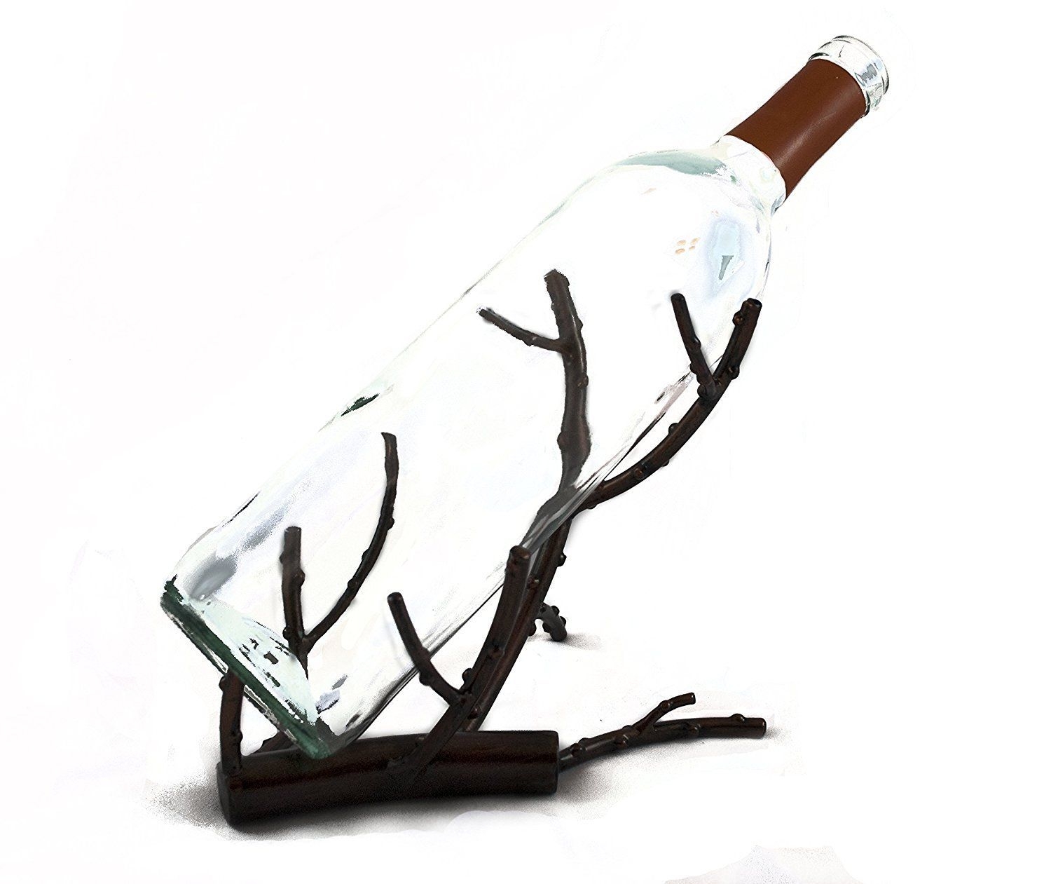 TheopWine Decorative Wine Bottle Holder, Wine Rack, and Wine Accessory - Comes in Gift Box
