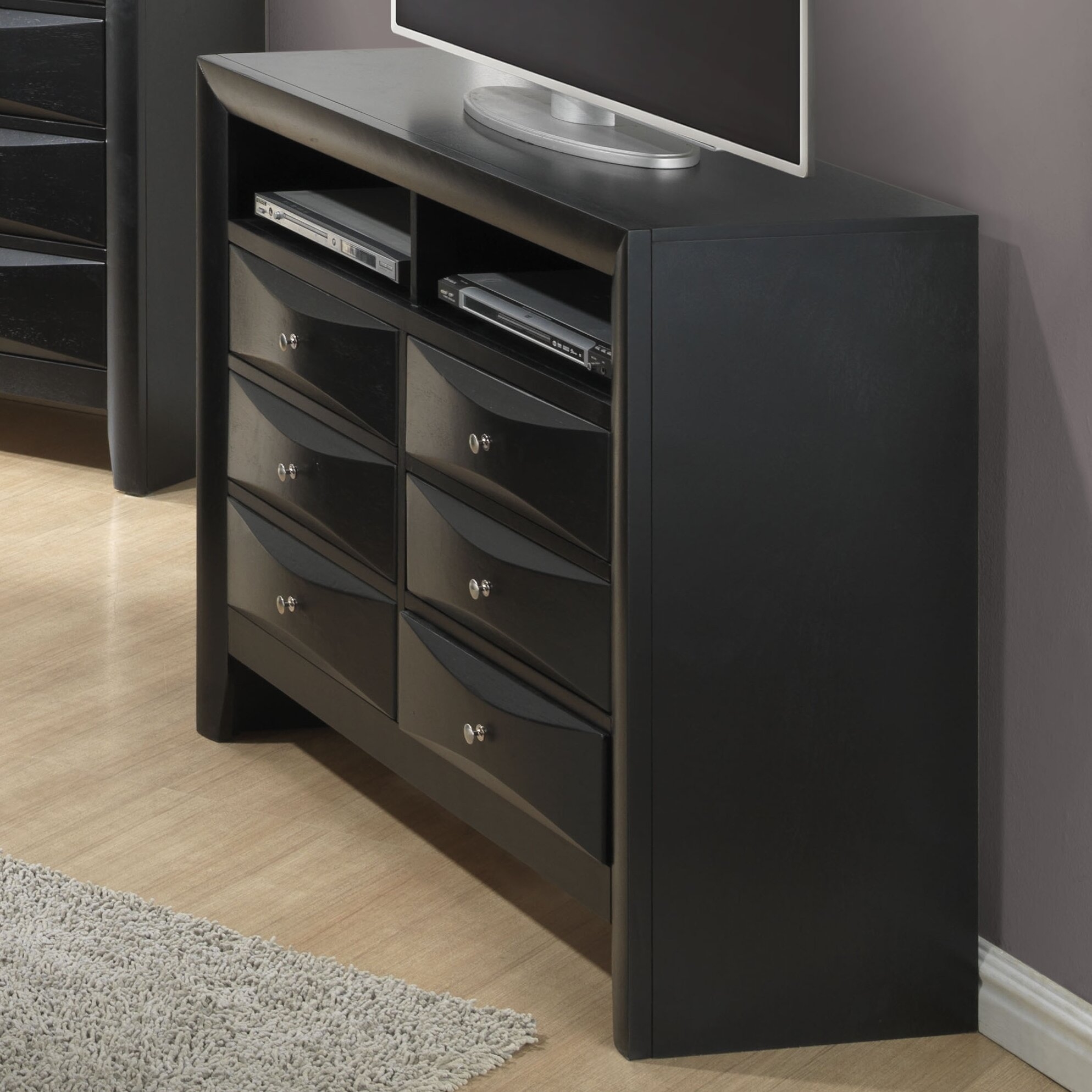 Towslee 6 Drawer Media Chest