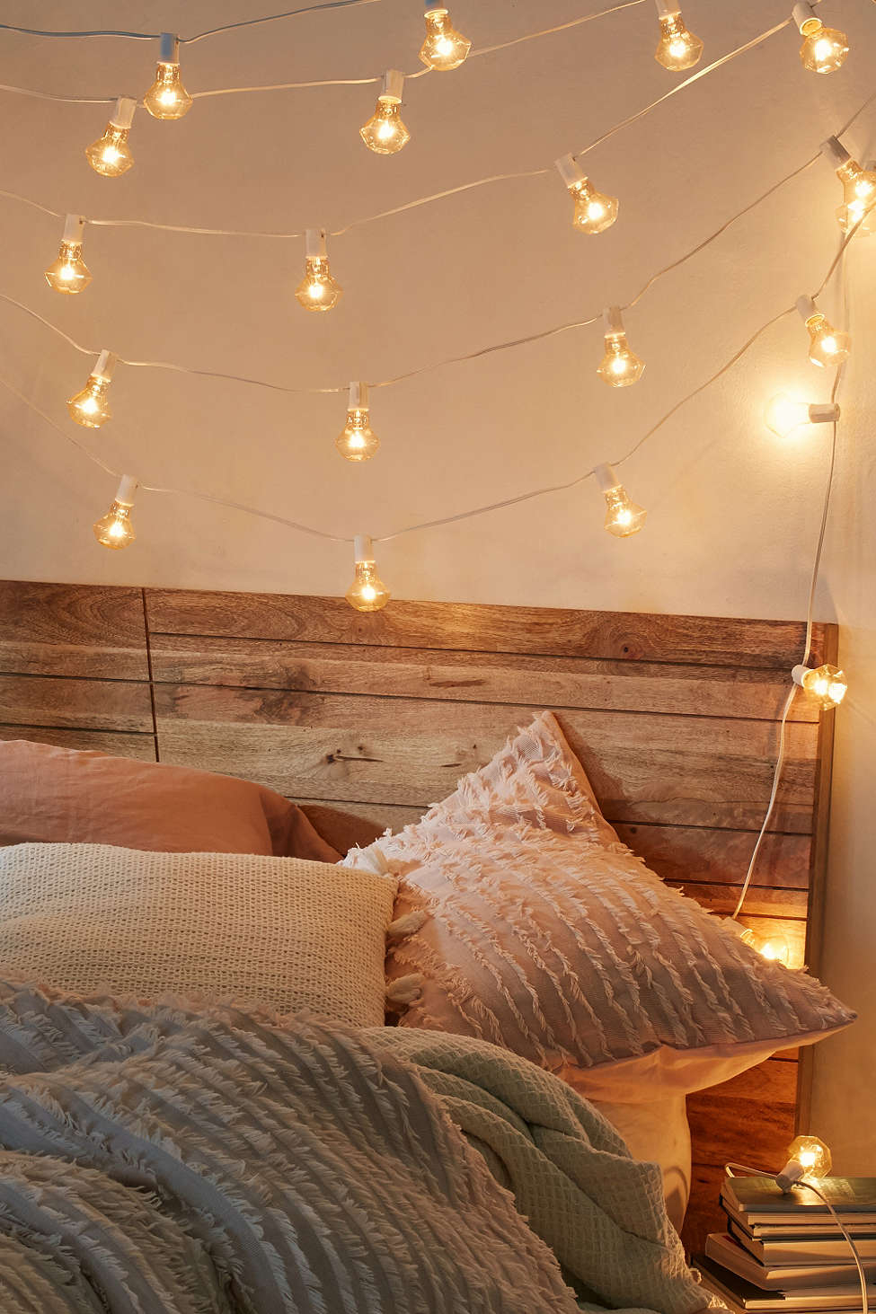 bulb fairy lights bedroom