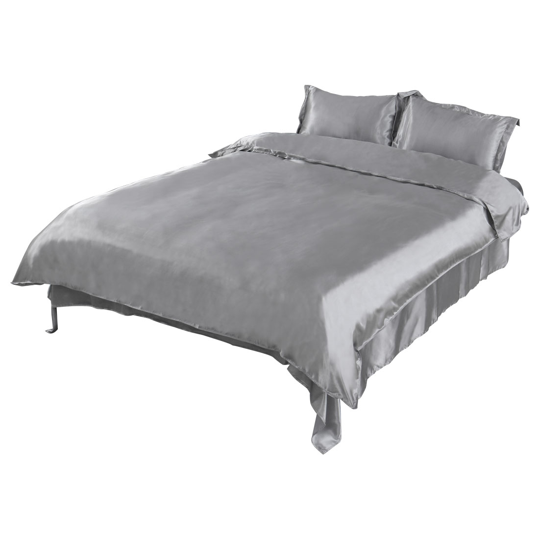 Unique Bargains Bathroom Silk Blend King Size Duvet Cover ...