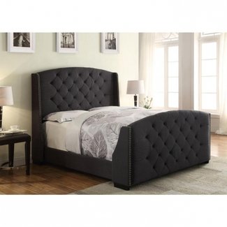 Upholstered Headboard and Footboard Set 2019 | Bed ...