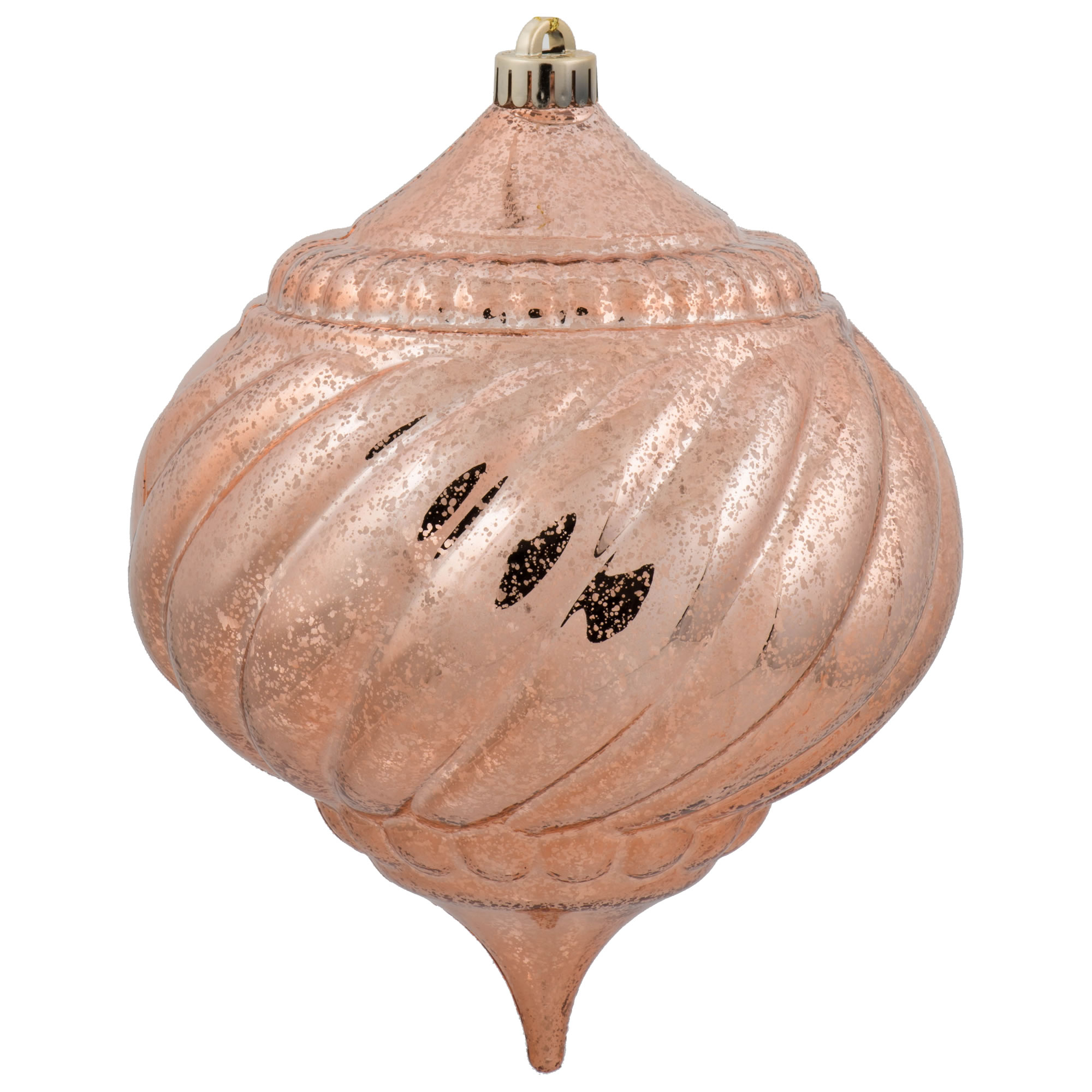Vickerman 442432 - 8" Rose Gold Shiny Mercury Onion ...