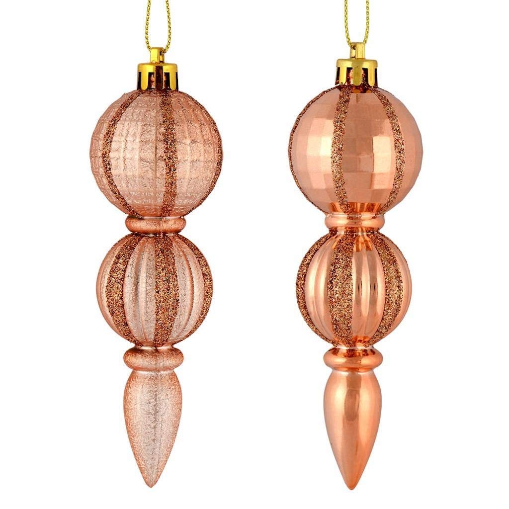 Gold Glitter Ornaments 50 Rose Gold Christmas Ornaments You ll Love in 2020 