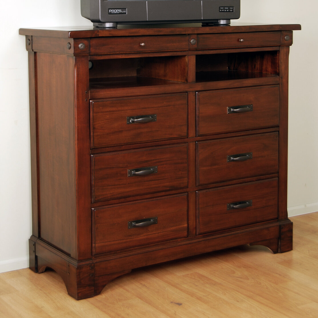 Voyles 6 Drawer Media Chest