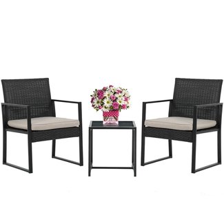 50 3 Piece Wicker Patio Set You Ll Love In 2020 Visual Hunt