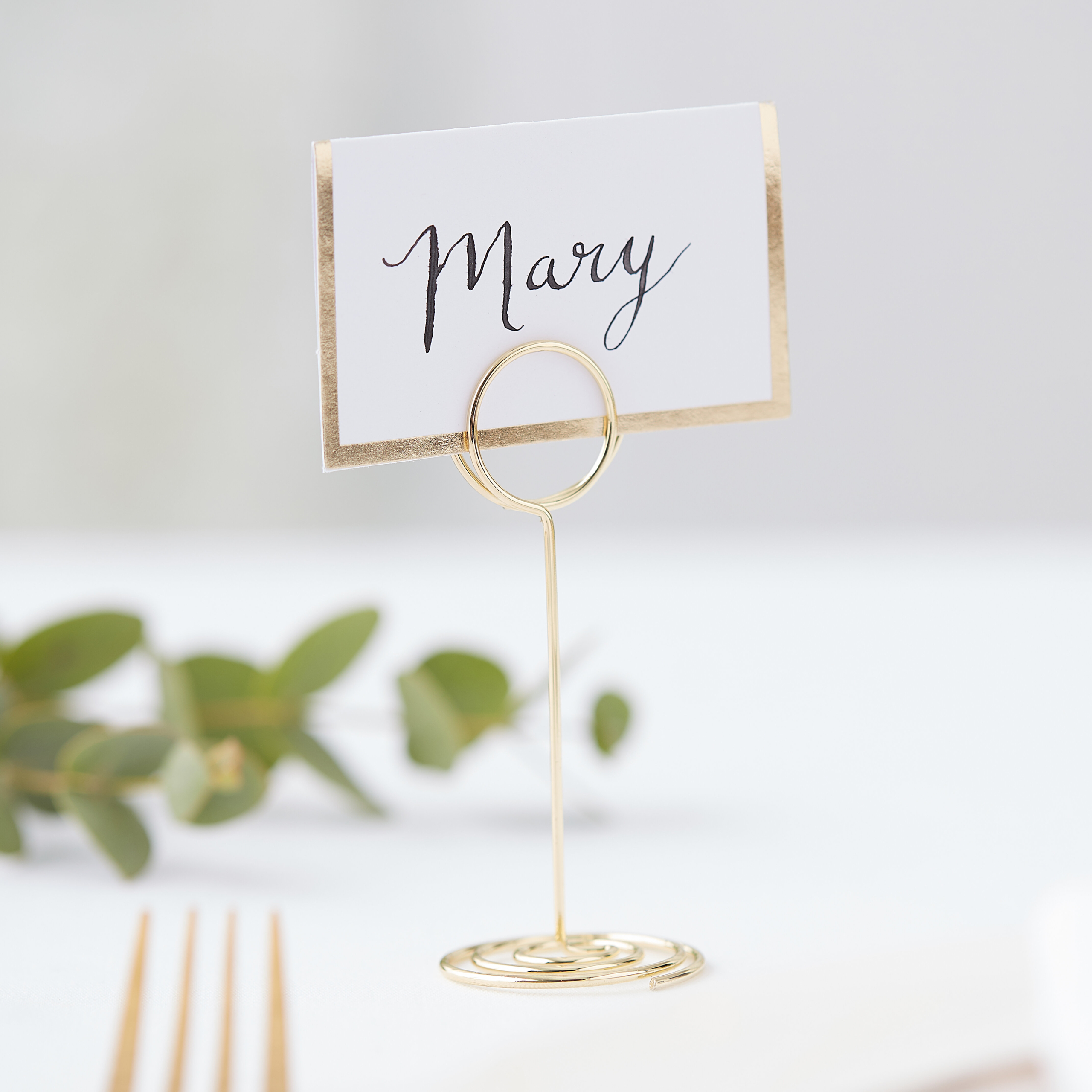 tall table name holders