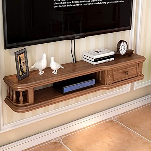 Floating Shelves For Dvd Player You Ll Love In 2021 Visualhunt - Floating Cube Shelf For Sky Box Dvd Player Wall Mounted