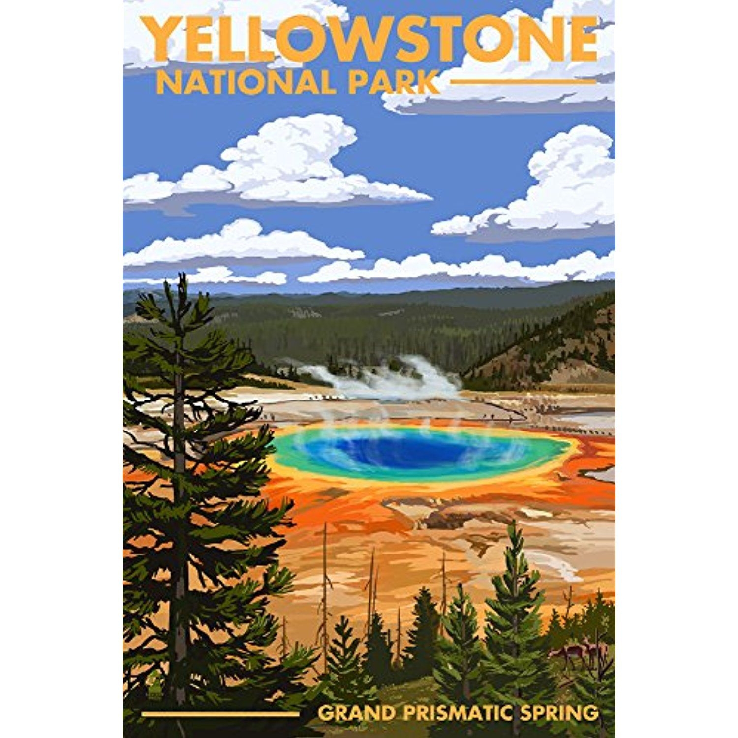 Yellowstone National Park - Grand Prismatic Spring