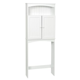 Zenna Home 9107W, Cottage Collection Spacesaver, White