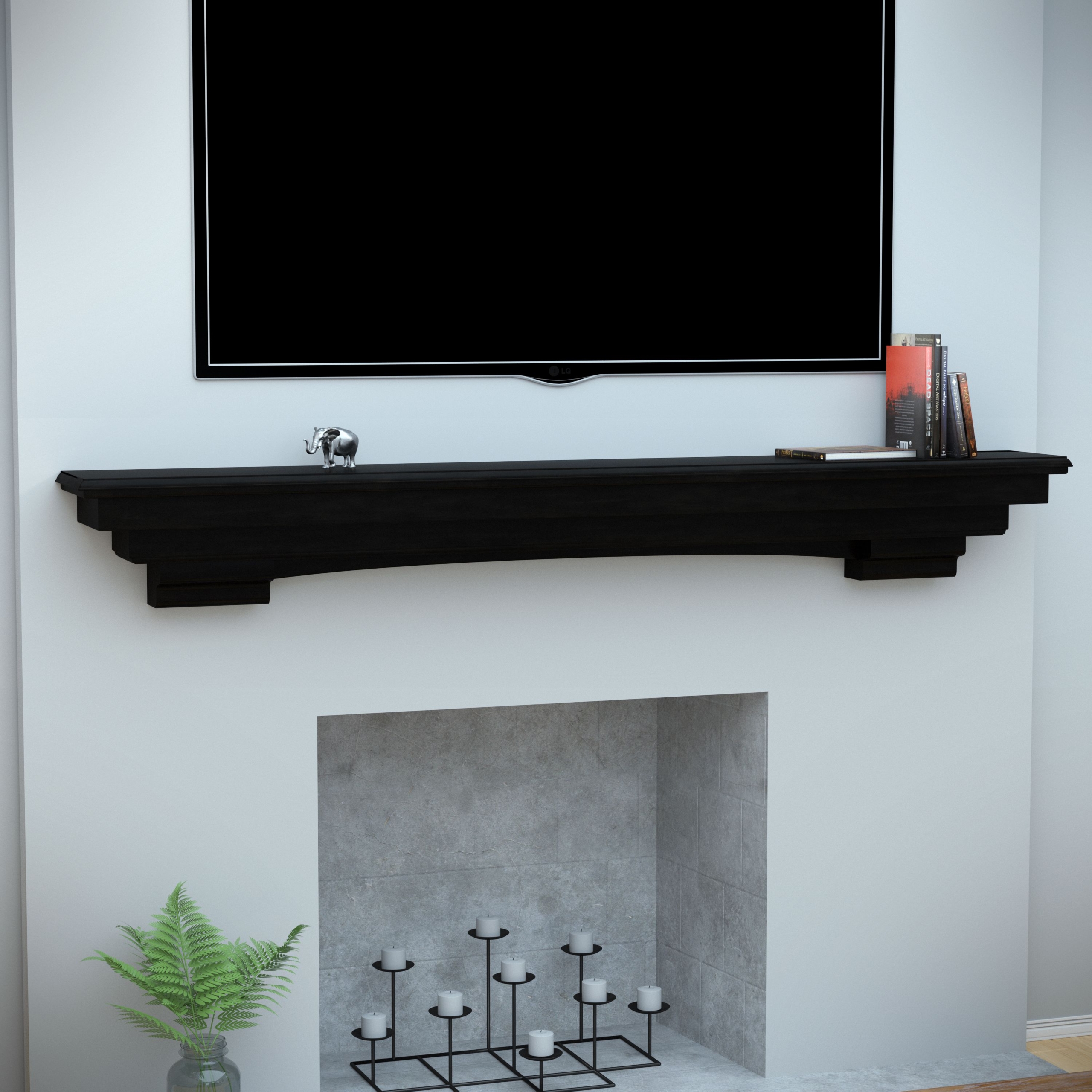 Alconby Fireplace Mantel Shelf