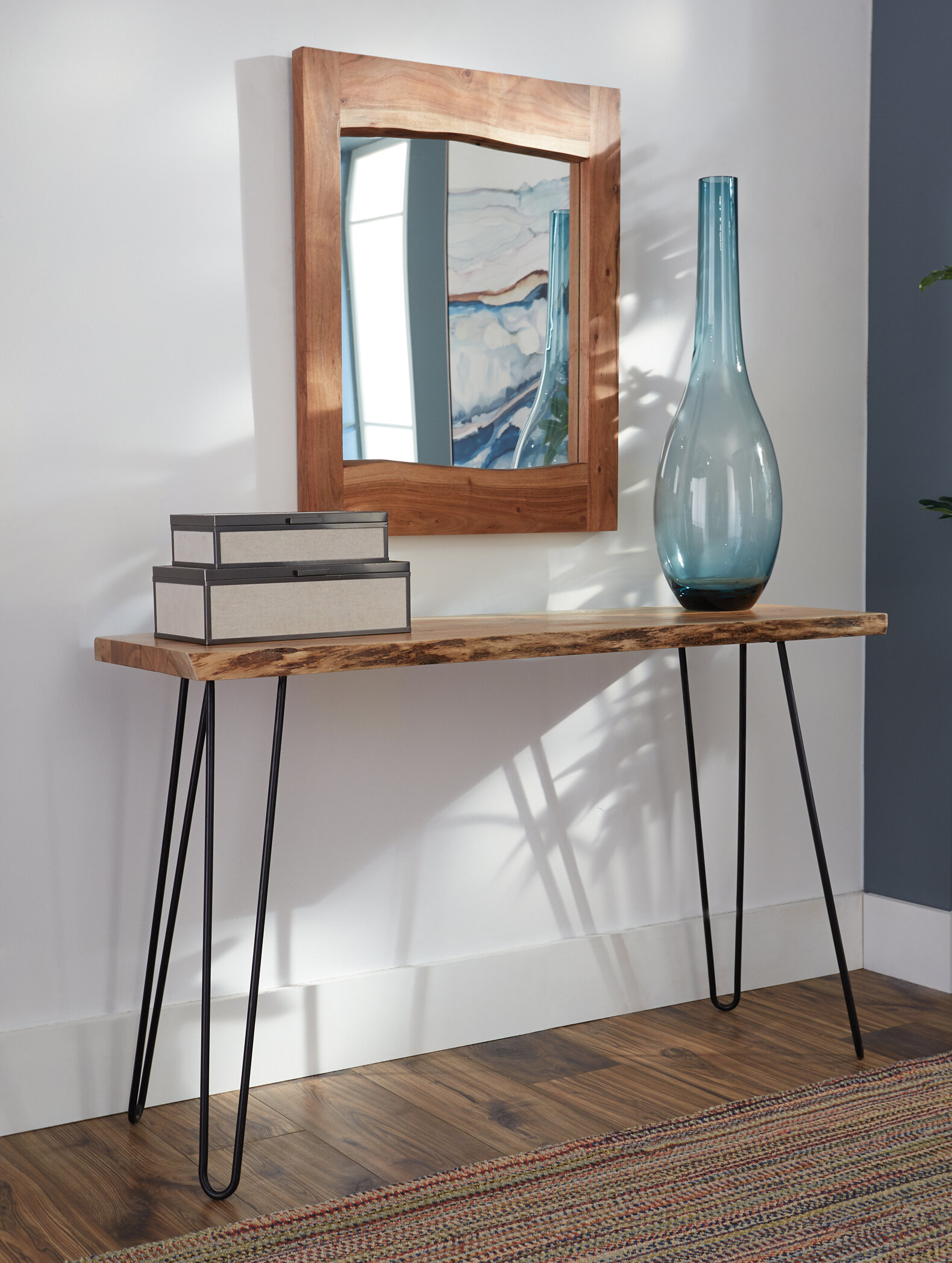 Bexton 48" Console Table and Mirror Set