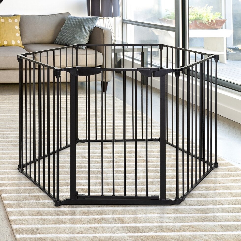 Black Hardware Mounting Safety Gate