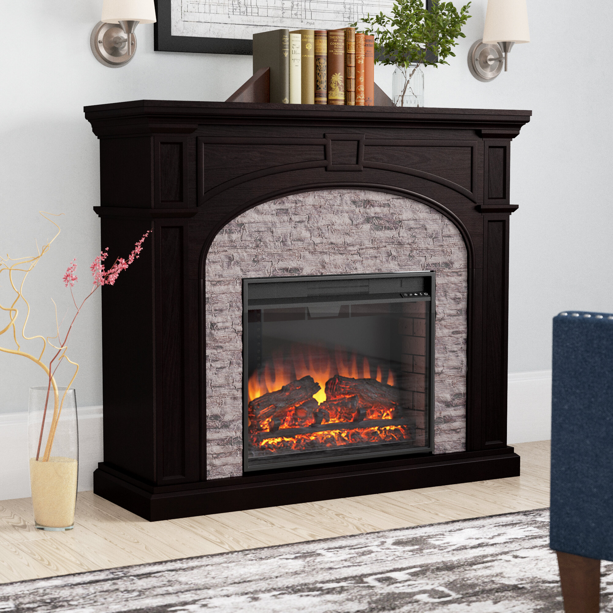 Boyer Traditional Electric Fireplace