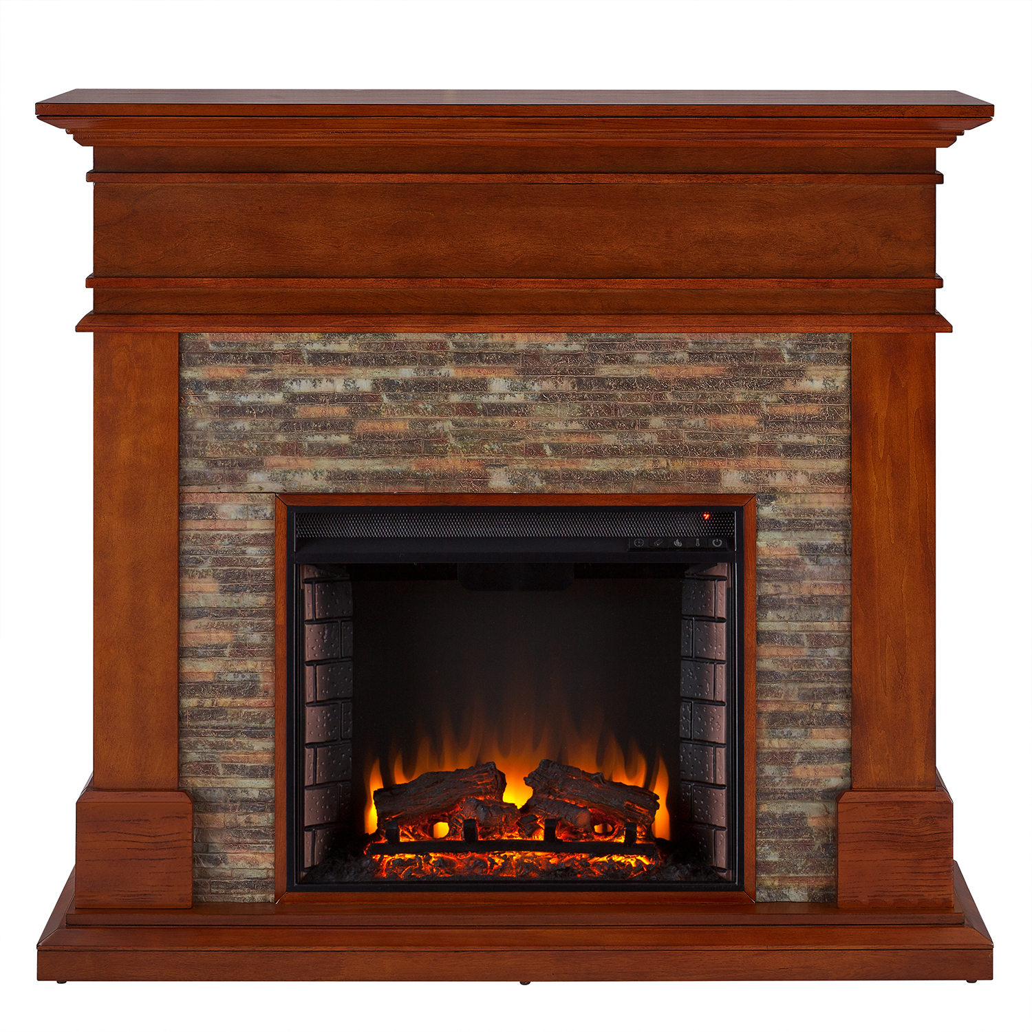 Boyer Wall Mounted Electric Fireplace Mantel