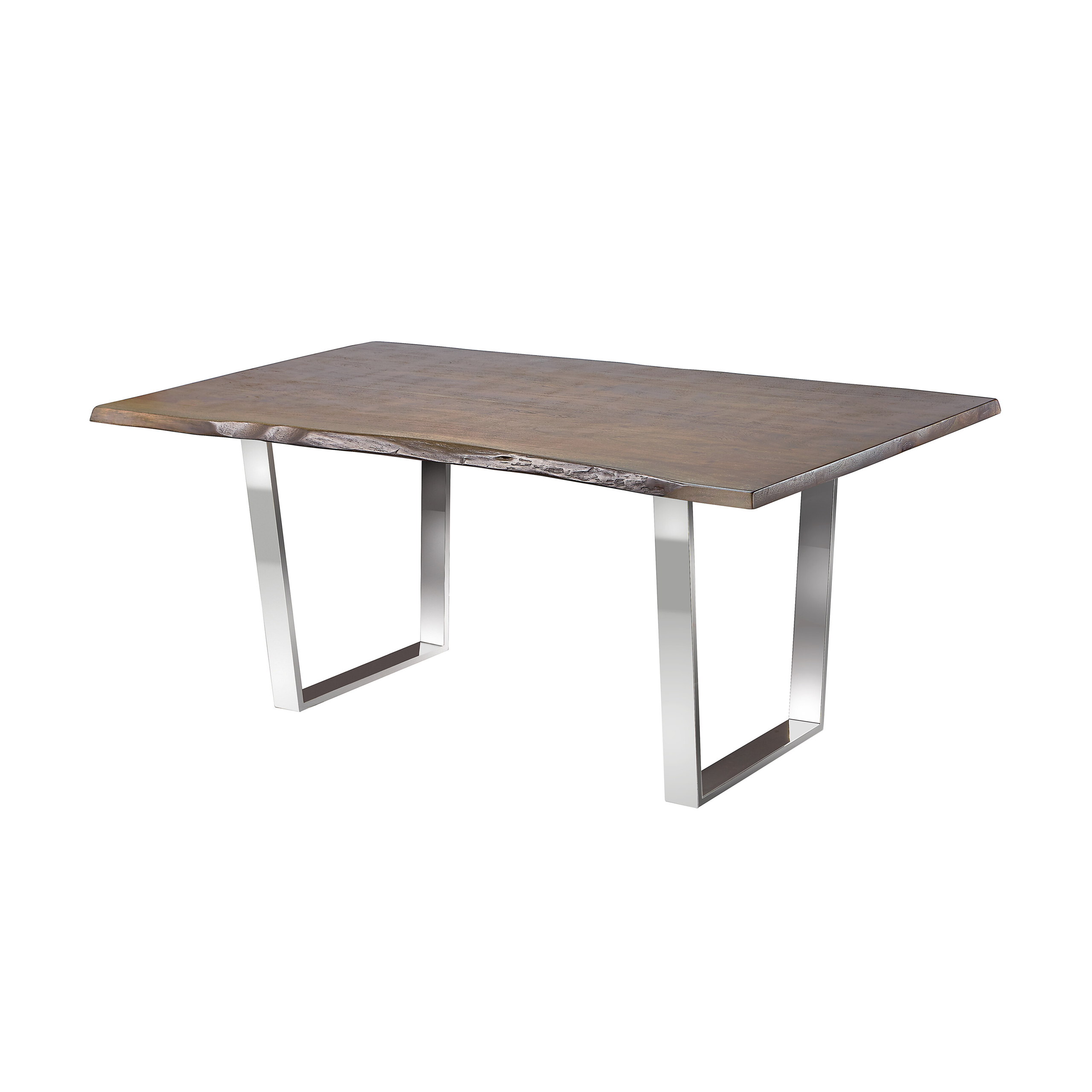 Ceballos Live Edge Wood Grain Detailed Dining Table