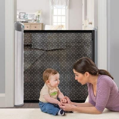 Charcoal Metal Plastic Safety Gate