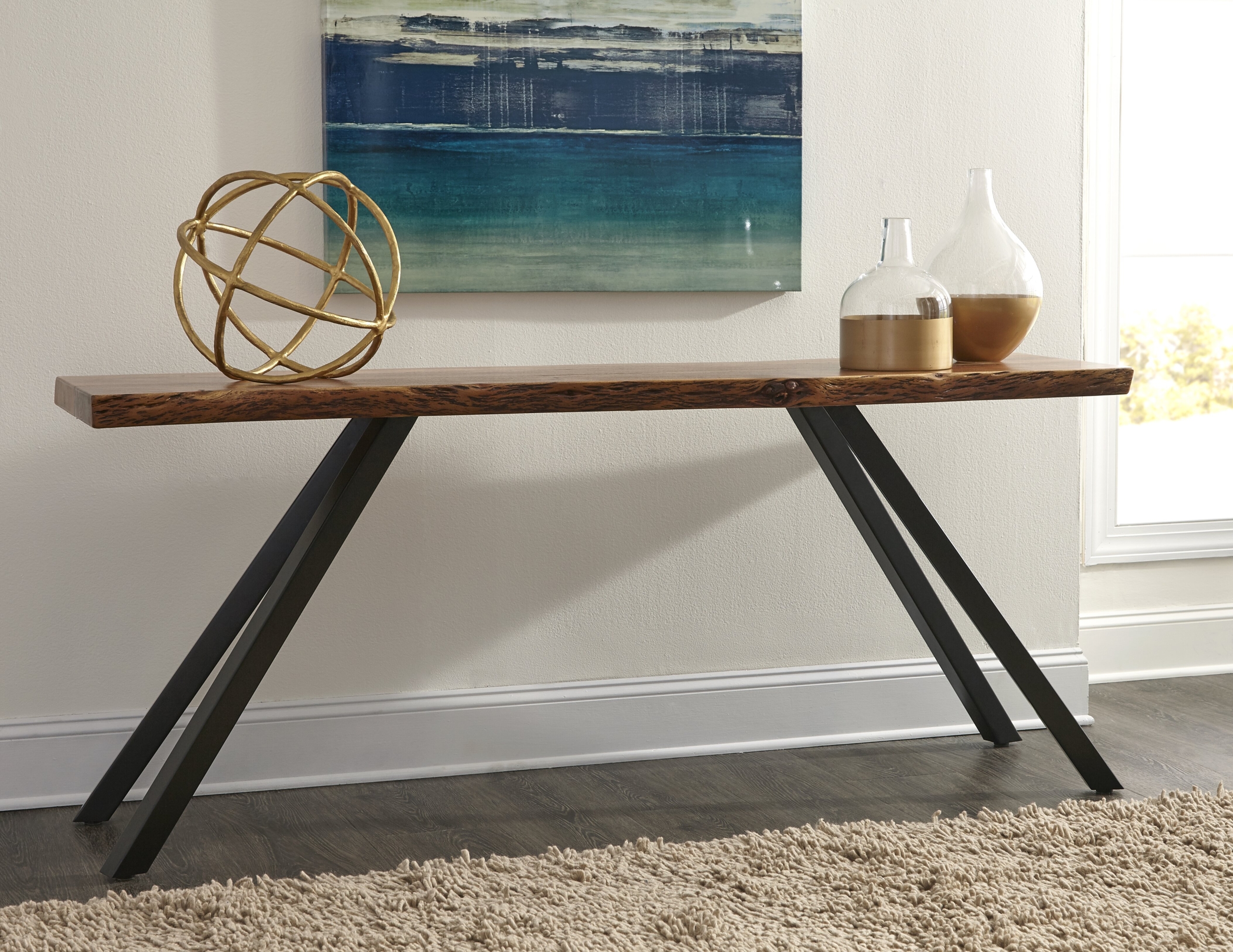 Crissman Live Edge Console Table