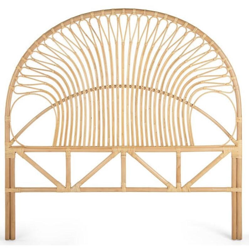 Deloris Rattan Open-Frame Headboard