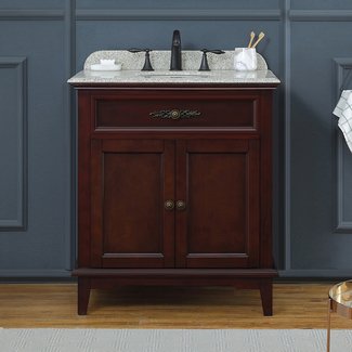 Eloise' Floating Bathroom Vanity and Staggered Shelf - Mez Works Furniture