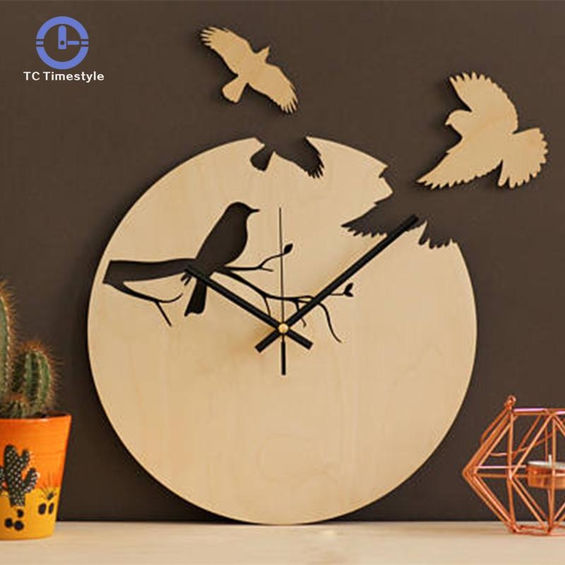 Eucalyptus Wood Analog Wall Clock