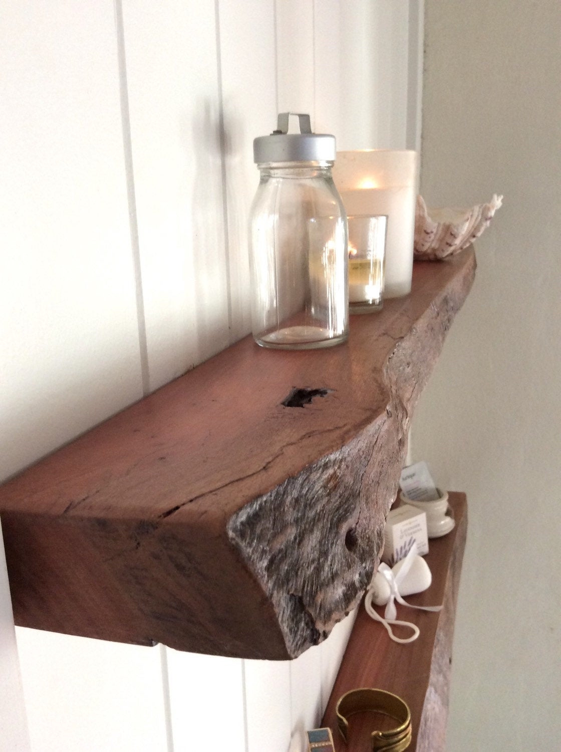 Floating Shelves Australia Set of 2 Rustic live edge narrow