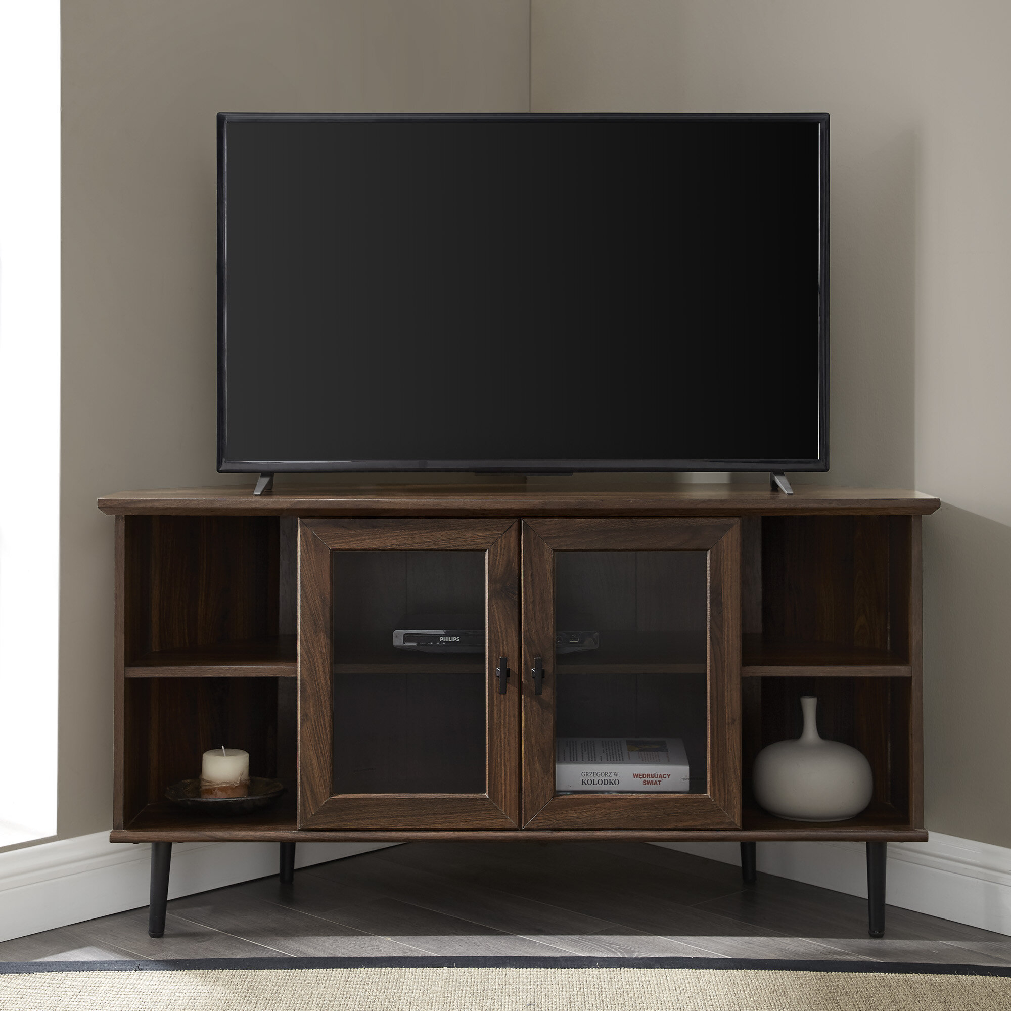 Gerardo Corner TV Stand for TVs up to 48"