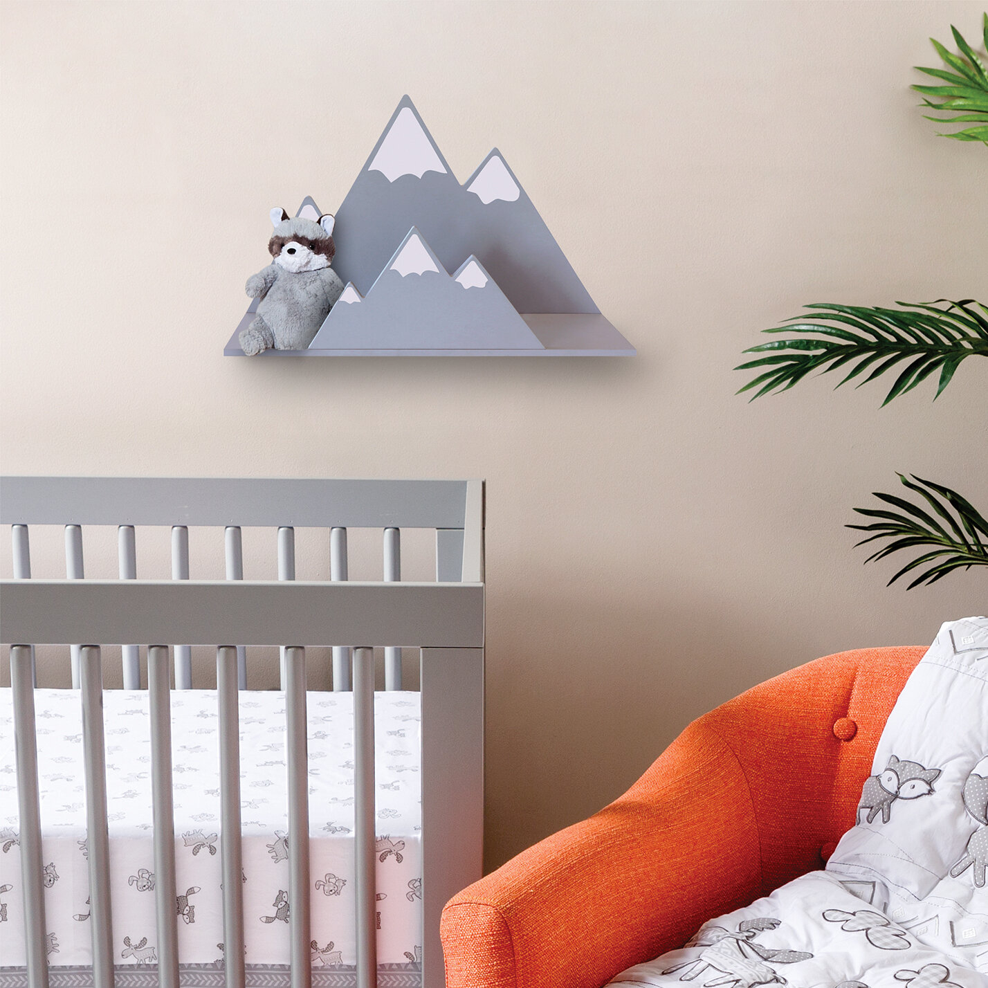 Gray Mountain Bamboo Solid Wood Floating Shelf