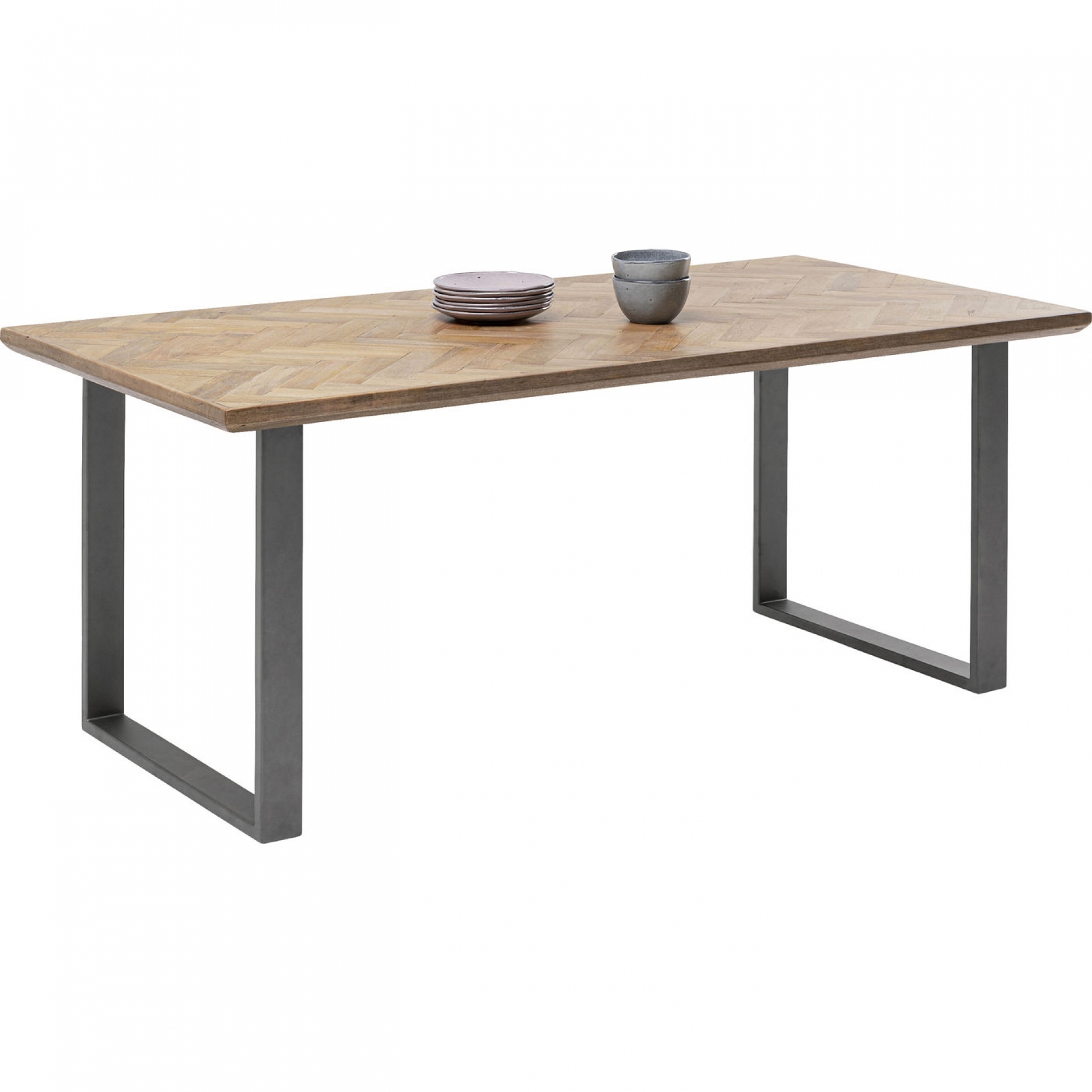 Lennon Living Edge Solid Wood Dining Table