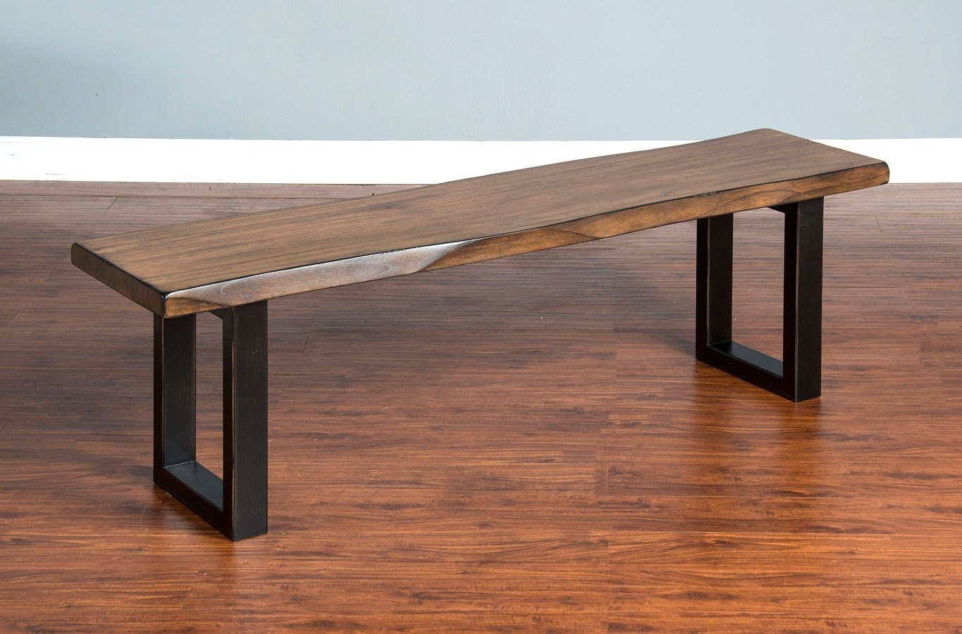 Live Edge Bench (Natural Mindi) Sunny Designs | Furniture Cart