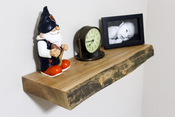 Live Edge Floating Shelf by ShanvalleyFurniture on Etsy