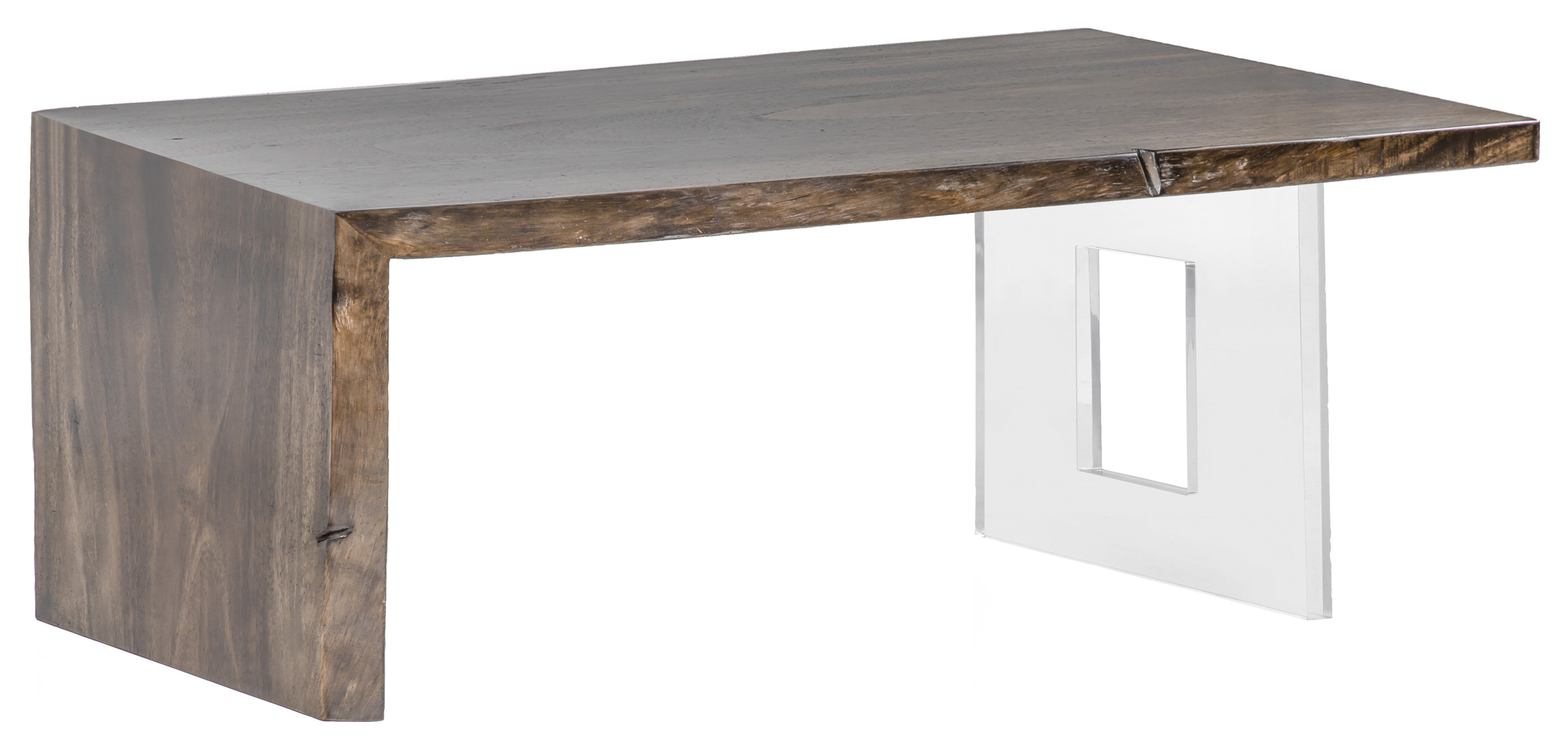 Live Edge Guanacaste Waterfall Coffee Table