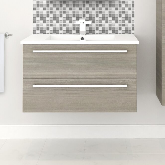 Mcpeak 30" Wall-Mounted Single Bathroom Vanity