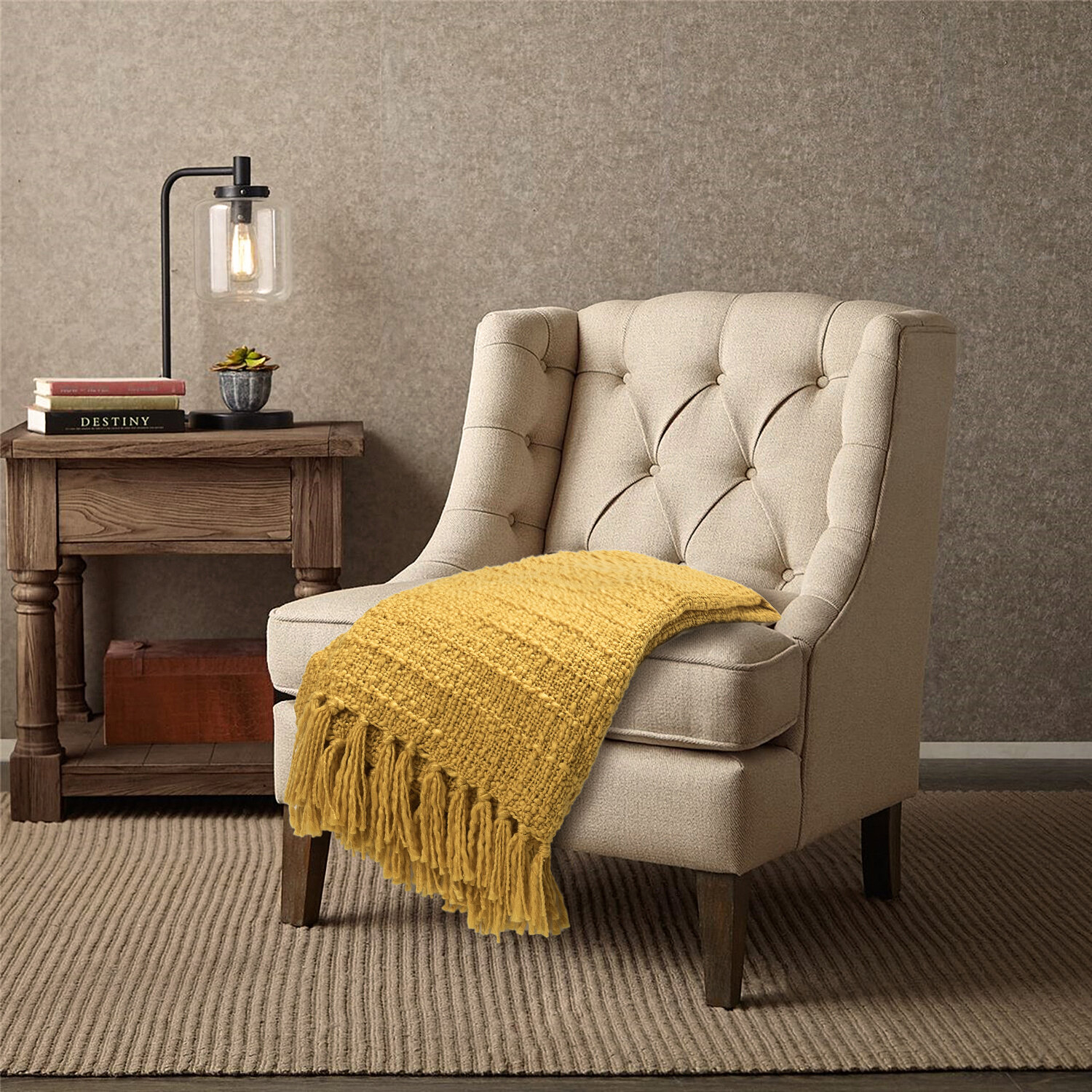 Accent chair online throws