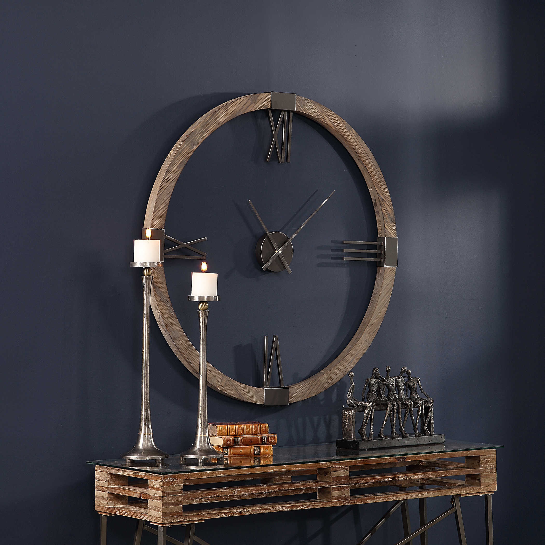 Natural Wood Quartz Movement Wall Clock